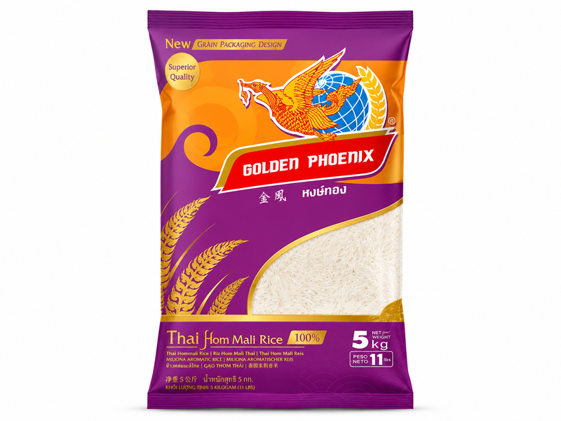Golden Phoenix Superieure Thaise Hom Mali jasmijnrijst 5 kg