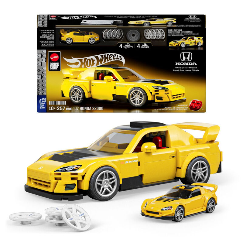 Mattel Brick Shop Hot Wheels Speed: Honda S2000