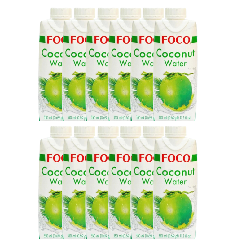 Foco Natural Coconut Water 330ml x12