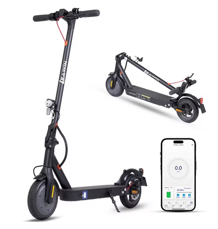 E-Scooter mit Straßenzulassung ABE, 8,5 Zoll Elektroroller, max. 40km, Federung