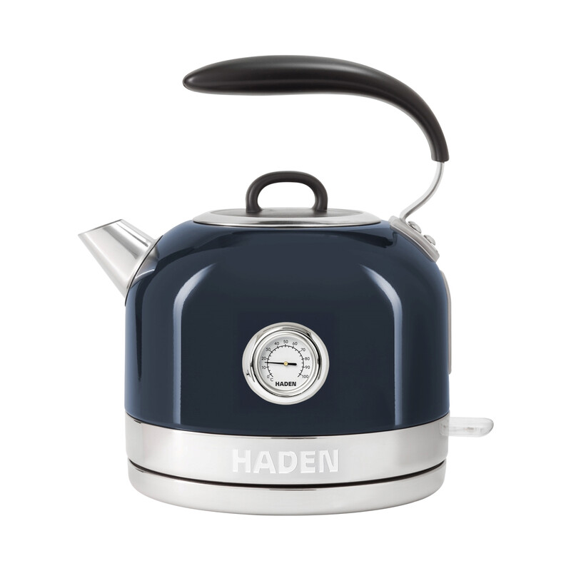 Jersey Retro Kettle, 1.5L, Coated Stainless Steel, Steel Blue - 203595