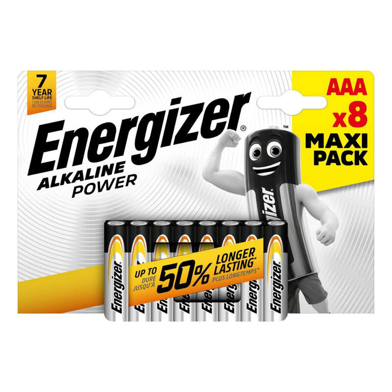 AAA Power Alkaline Batteries – Pack of 8