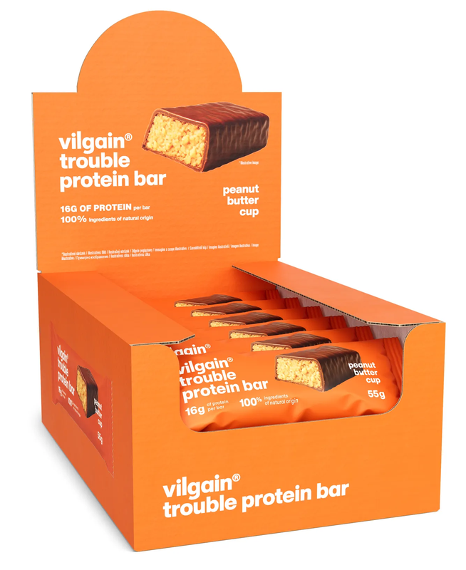 Trouble Protein Bar Peanut Butter with Real Honey - 12 x 55g