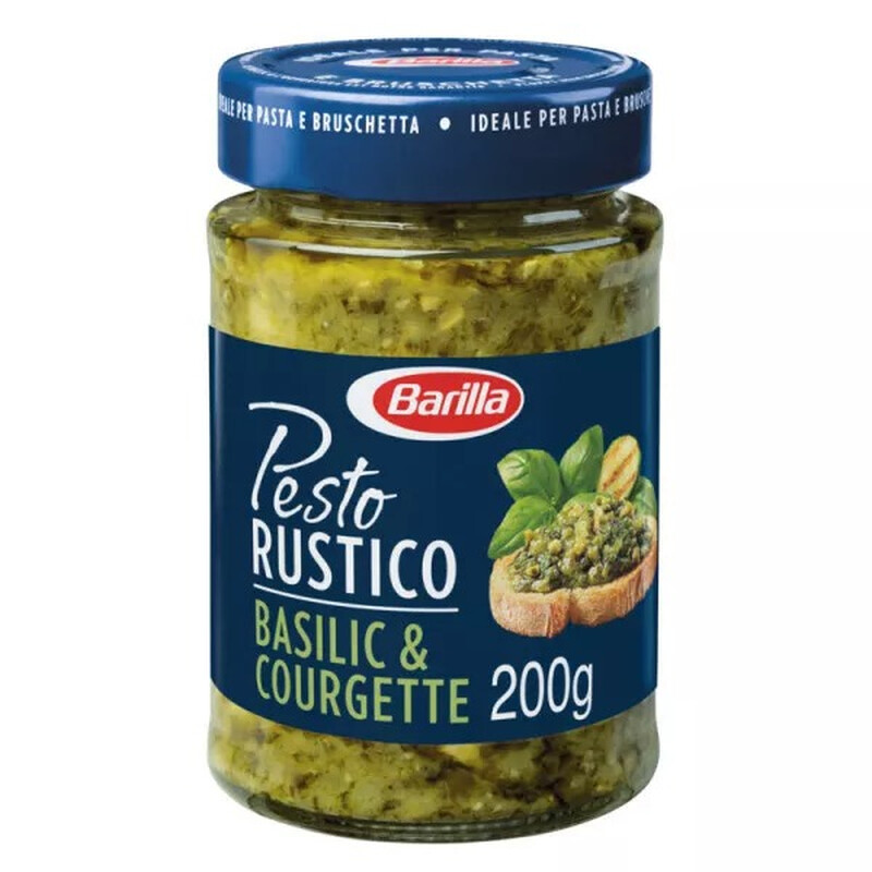 Sauce Pesto Rustico Basilic Et Courgette Barilla Le Pot De