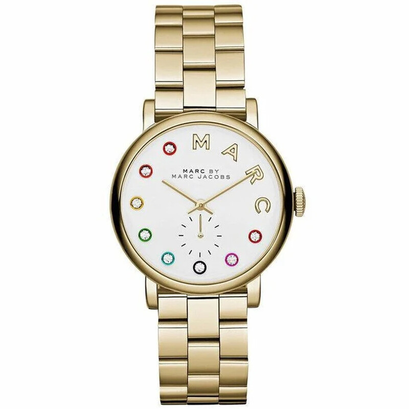 3440 Gold Plated Stainless Steel Women's Baker Watch