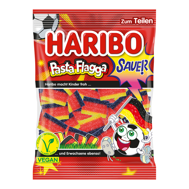 Haribo Pasta Flagga 160 g - Limited Edition