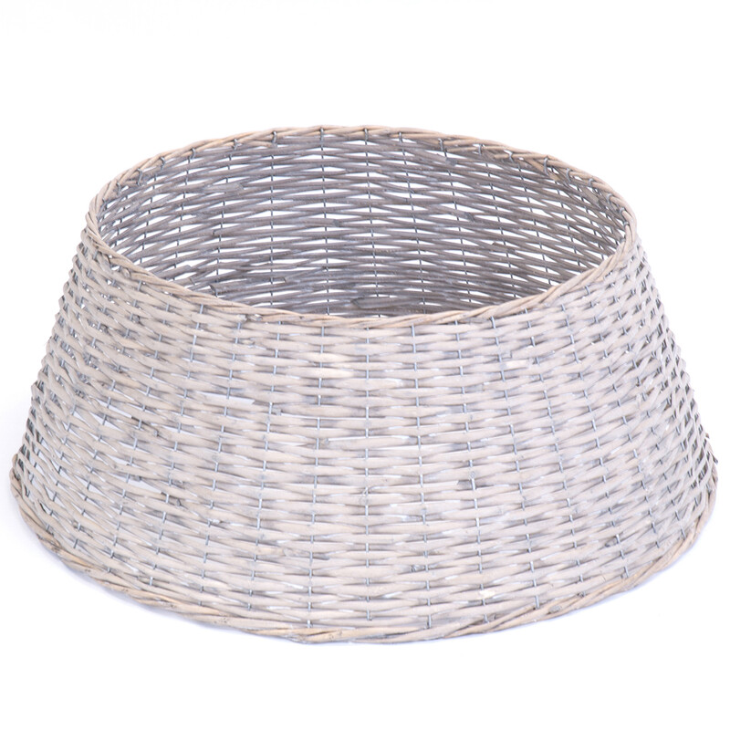 Festive 50Cm X 70Cm White Wash Willow Tree Skirt