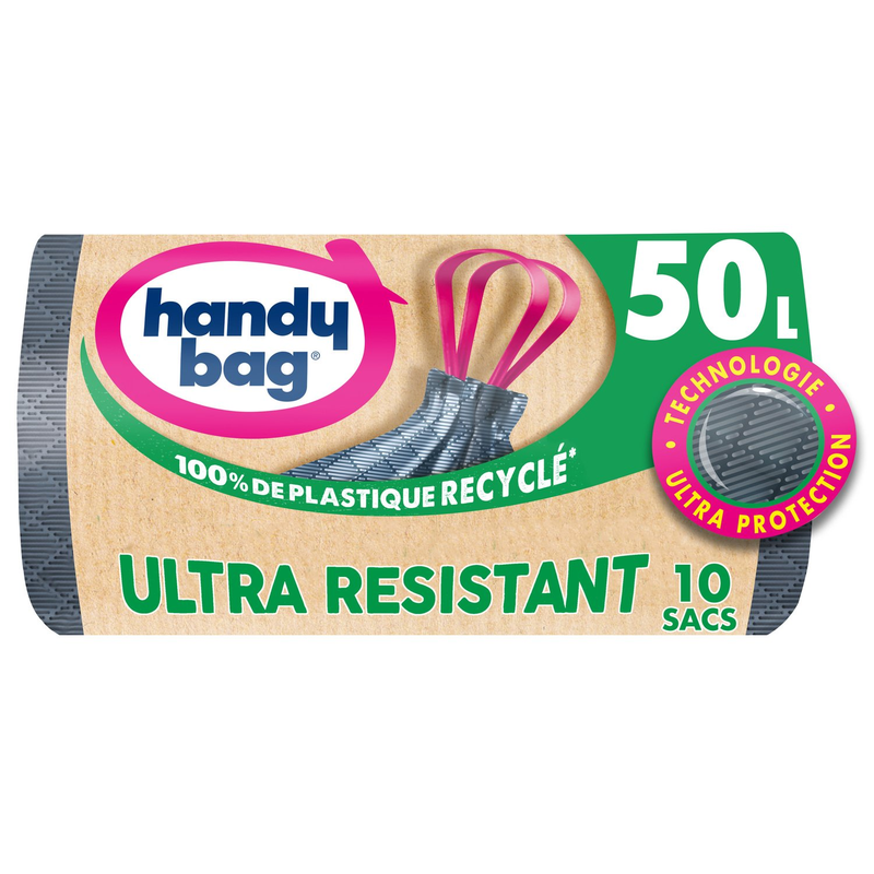 Sac Poubelle Ultra résistant Handy Bags Les 10 Sacs - vue 3