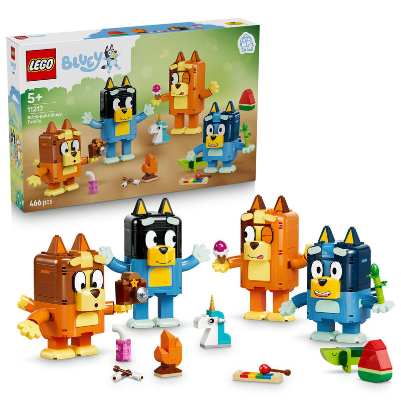 LEGO Bluey 11217 La famille de Bluey en briques