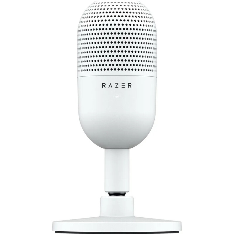 Razer SEIRÉN V3 MINI Weiß Ultraschweres USB-Mikrofon mit Tap-to-Mute