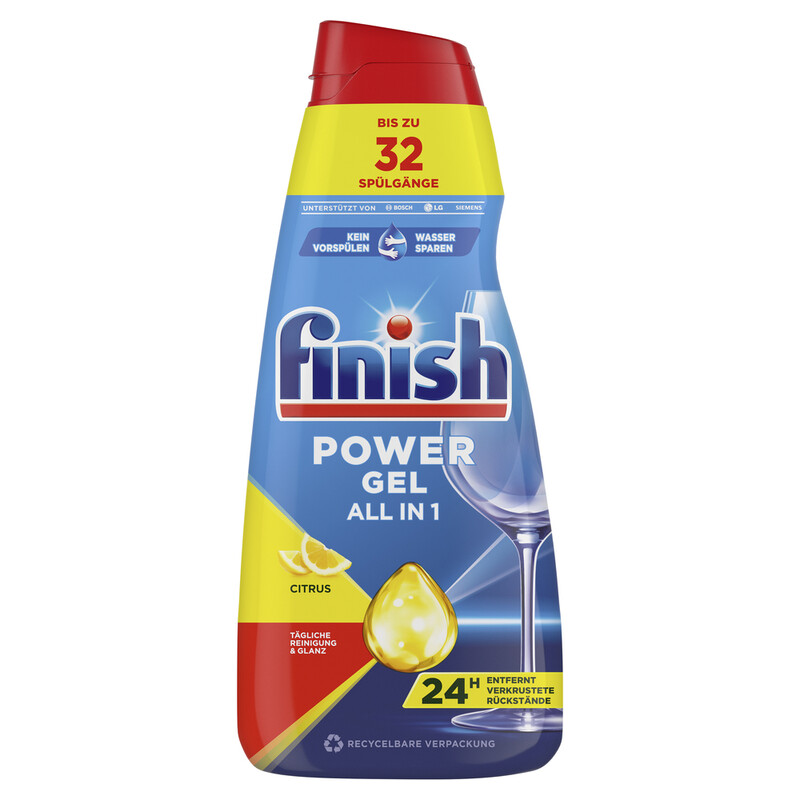 Finish Power Gel Citrus, 650 ml
