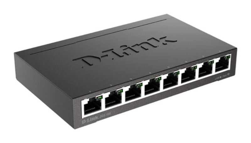 D-Link 8-Port Gigabit Desktop Switch | DGS-108 | Unmanaged Network Switch for Home and Small Office Use