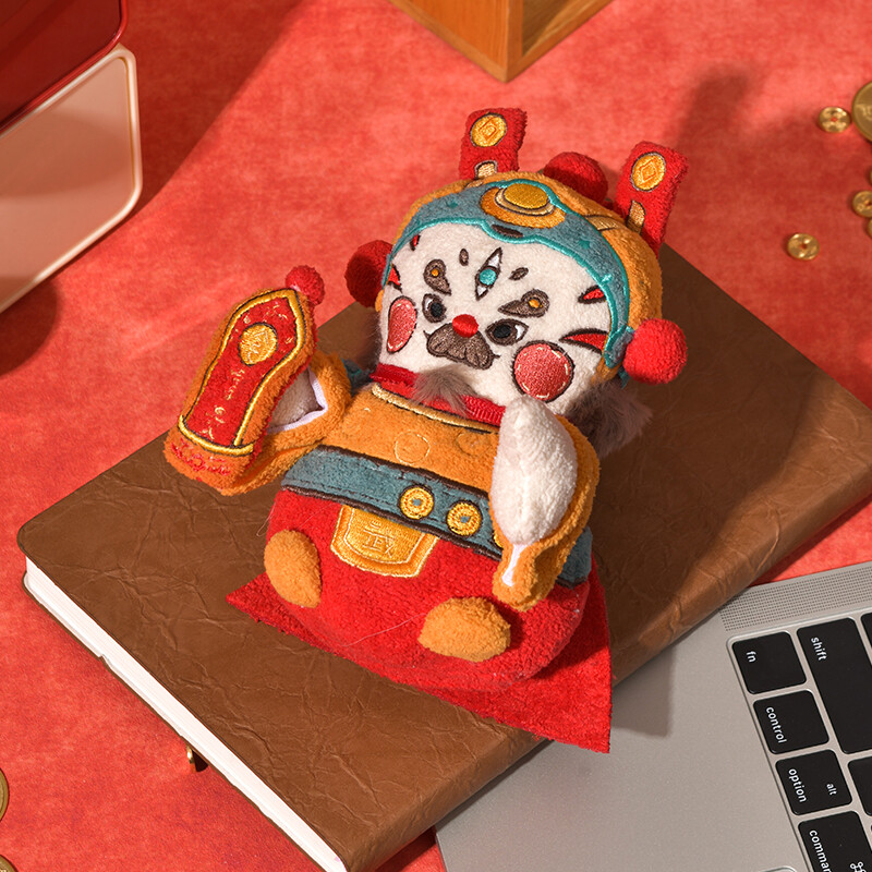 Emma Molly God of Wealth Geluksgeur Pluche Pop Hanger Burgerlijke God of Rijkdom - Zhao Gongming