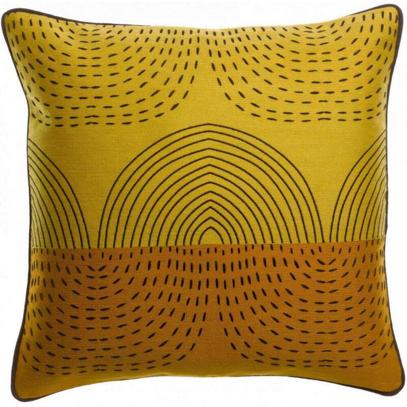 Vivaraise ETNA Housse de coussin brodée MIRABELLE