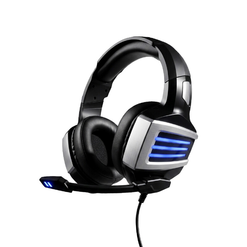 L200 Gaming Headset Wired USB+3.5 Plugs Bule light
