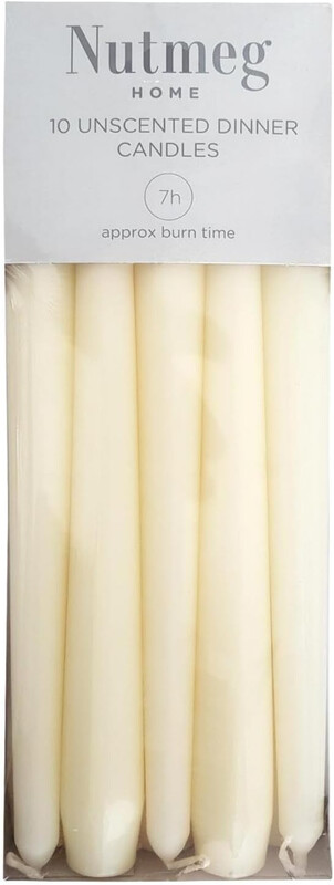 Home Tapered Candles Ivory 10 Piece