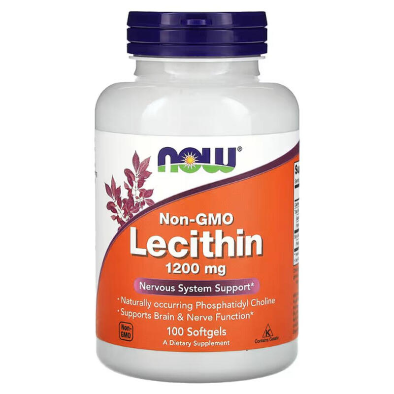 Lecithin Brain Liver Health 1200 mg - 100 Softgels