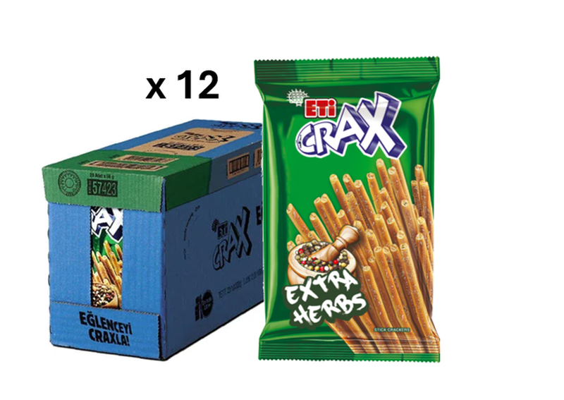 Eti Crax Gong Extra Crax crackerstokjes 123 g x 12