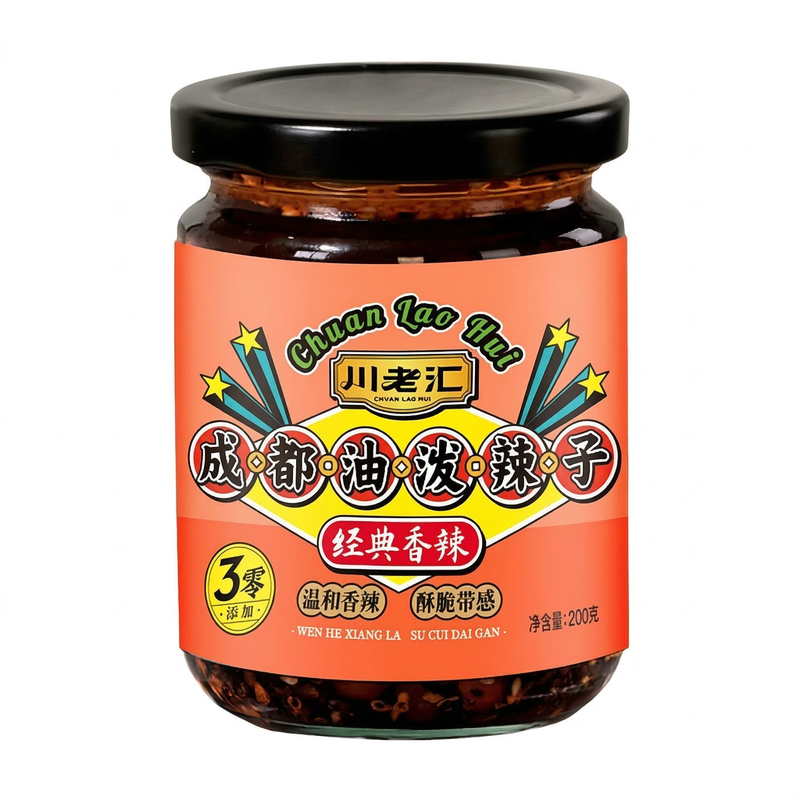 Chuanlaohui Sichuan Öl Chili 200g