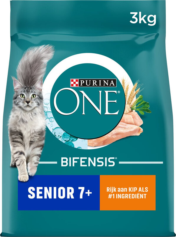 PURINA ONE Senior kip / volkoren granen 3 kg