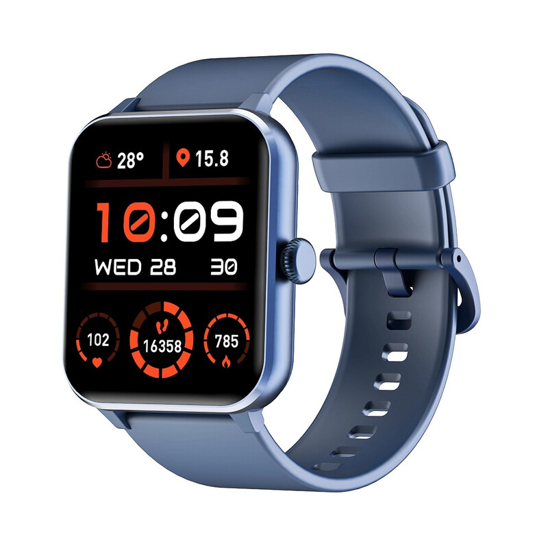 Blackview R50 Smartwatch mit 1,85-Zoll-Display, 25 Tagen Akkulaufzeit, Herzfrequenz- und Schlafmonitor, Bluetooth-Anruffunktion und über 100 Sportmodi – Smartwatch für Android/iOS