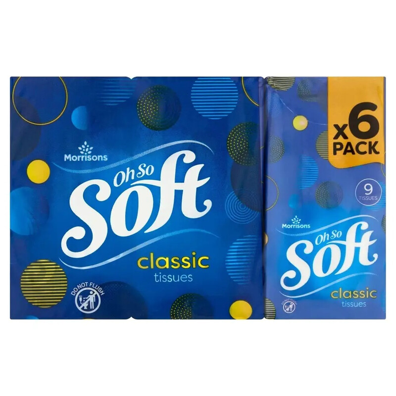 Facial Tissues Pocket Pack 6 pack