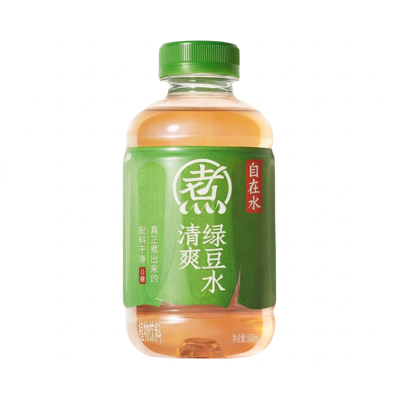 Chi Forest Light 【Cooling】【Hydration】Genki Forest Refreshing Mung Bean Water 500Ml