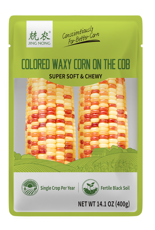 Jing Nong White/Purple/Black Jingnong Colored Waxy Corn On The Cob 400G