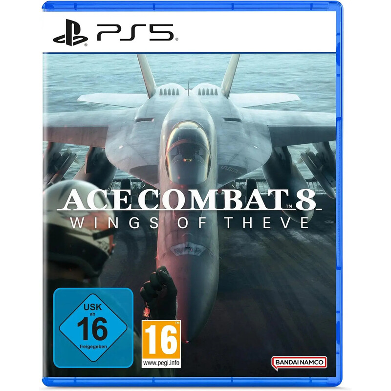Ace Combat 8: Wings of Theve PlayStation 5 Spiel, Standard Edition, physische Blu-ray-Disc, Flug-Shooter, Einzelspieler und Online-Multiplayer, PEGI 16