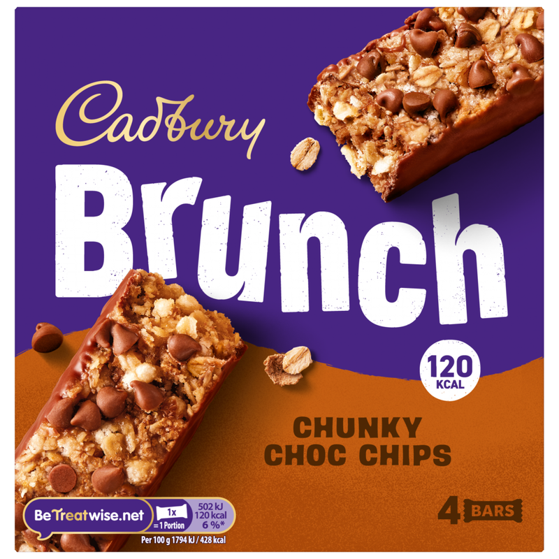 Brunch Chocolate Chip Cereal Bars 4pk 112g