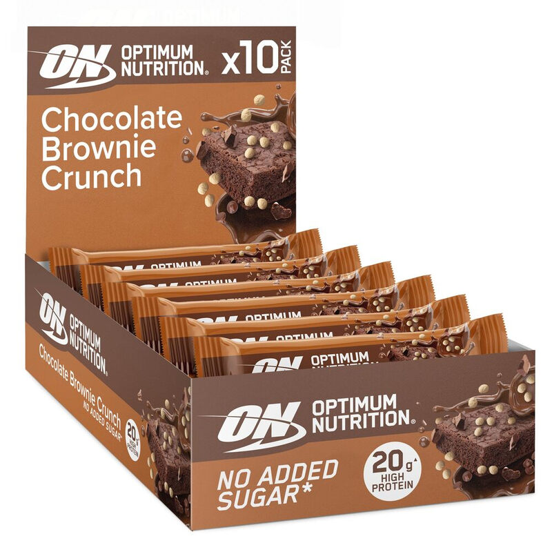 Optimum Nutrition Proteinriegel - 10 X 65 G - Chocolate Brownie Crunch