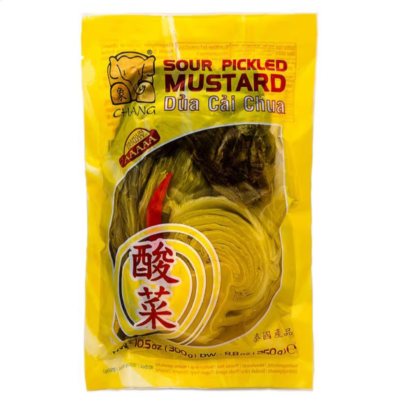 Chang Pickled Sour Mustard w/ Chilli 300g