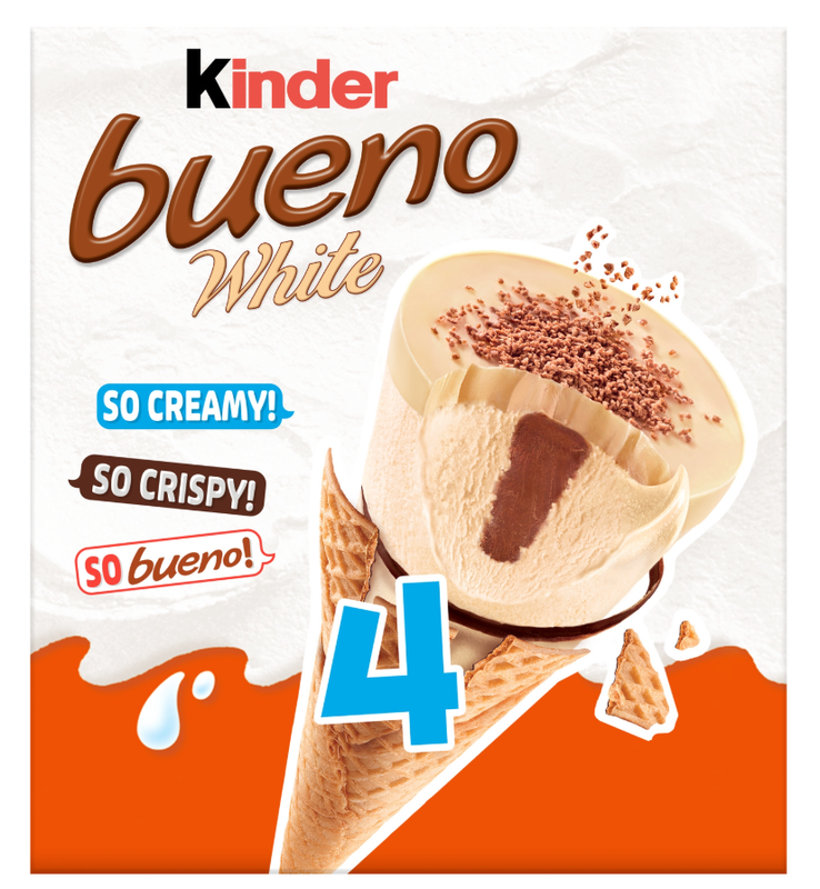 Kinder bueno cône glacé noisettes x4