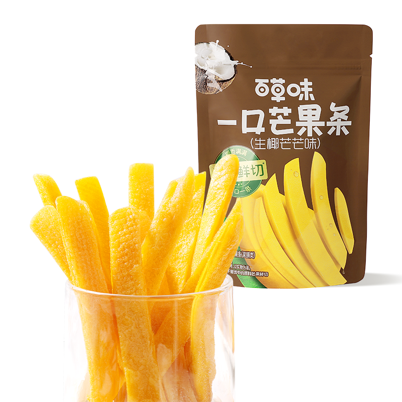 Be&Cheery One-Bite Mango Bars (Raw Coconut Mango Flavor) 80g