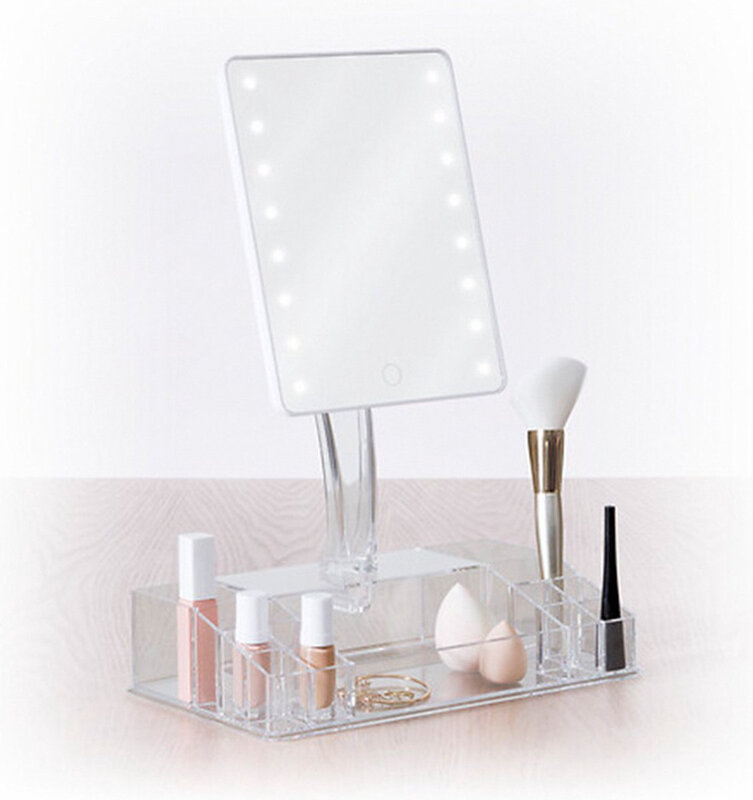 5five LED Spiegel met 14 Opbergvakken - 28,2 x 16,4 x 37,5 cm