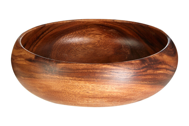 Decorative Large Round Salad Bowl, Functional Salad Bowl For Kitchen, Traditional Dec