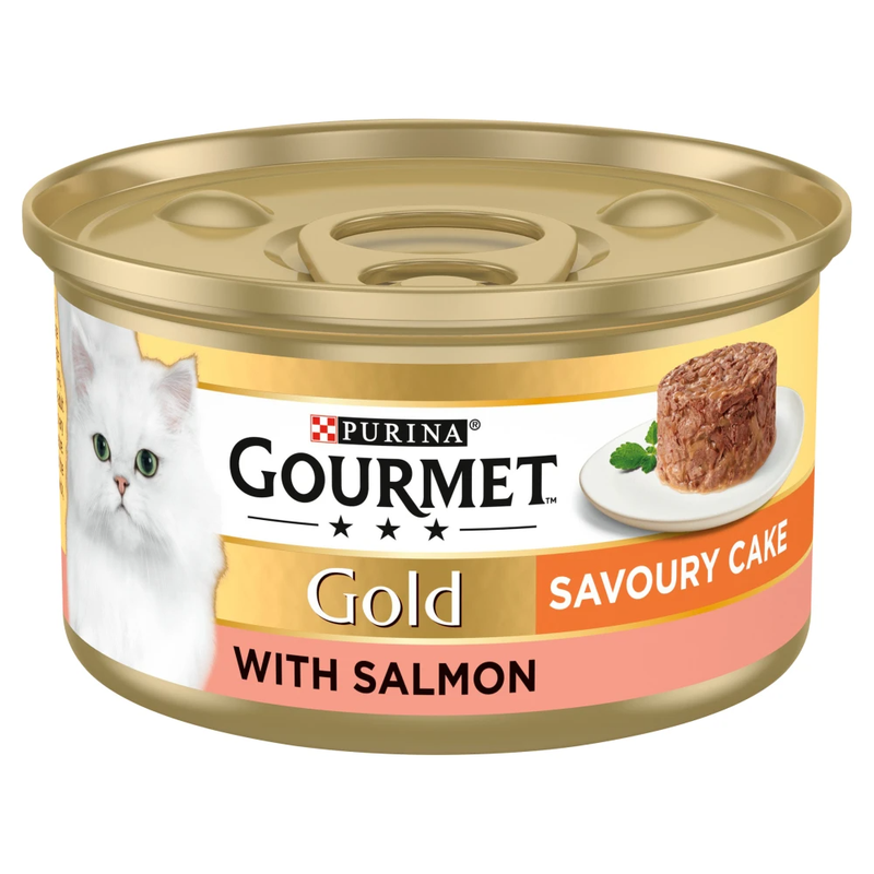 Gold Savoury Cake with Salmon 85g