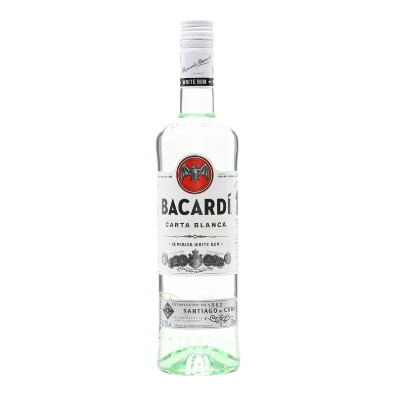 Bacardi Carta Blanca Rum 37.5% 0.7L