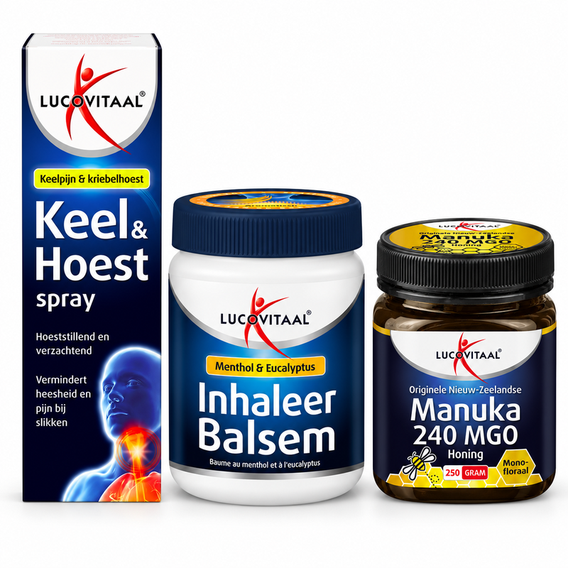 Lucovitaal Pack gorge et nez – Lot de 3 pièces