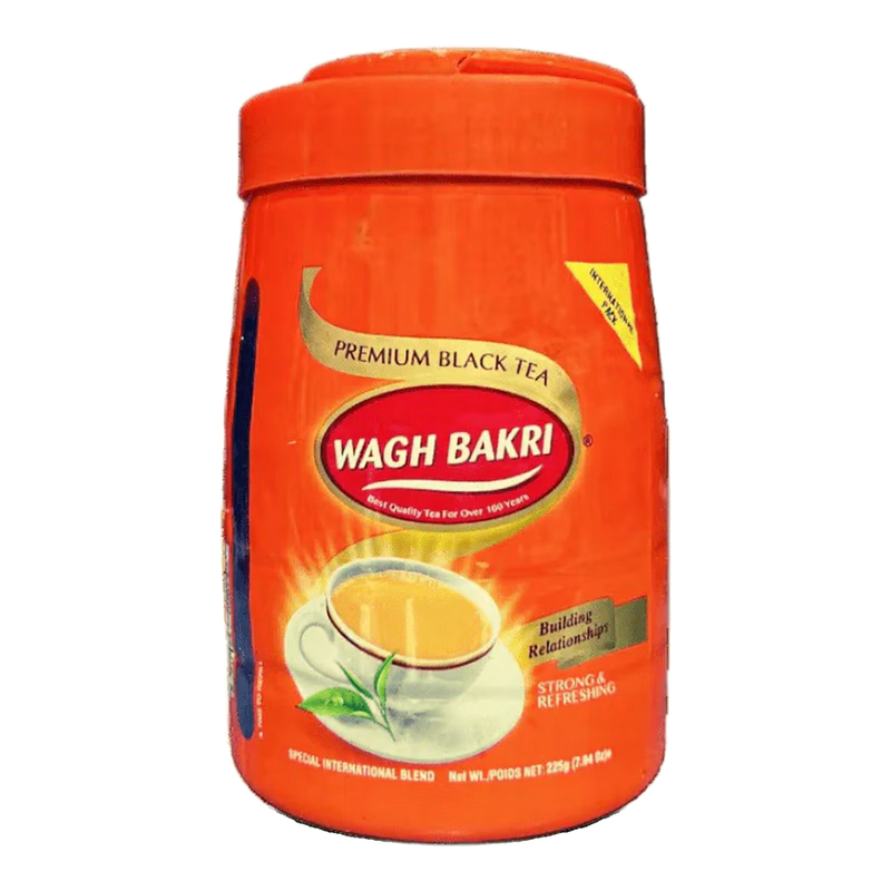 Wagh Bakri WB PREMIUM Blatttee Plastikdose - 225G