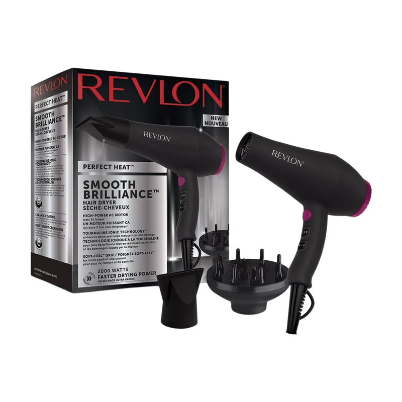 Revlon RVDR5251 haardroger - 1875 W vermogen - 3 warmte- en 2 snelheidsinstellingen - concentrator mondstuk inbegrepen