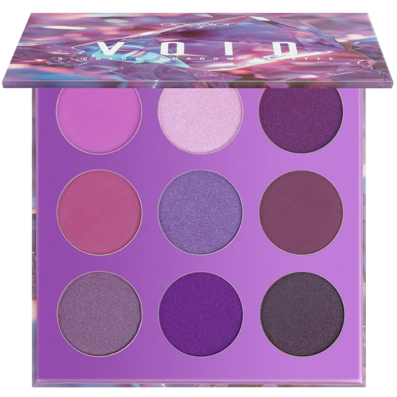 9-Color Gem Eyeshadow Palette - Deep Purple