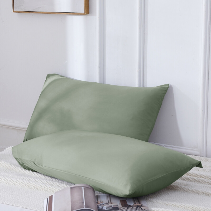 , Bamboo Pillow case, 50x75cm, eucalyptus, 2pack