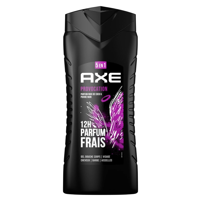 Gel Douche Homme Provocation 5 en 1 Fraîcheur & Parfum 24h Axe Le Flacon De 250ml