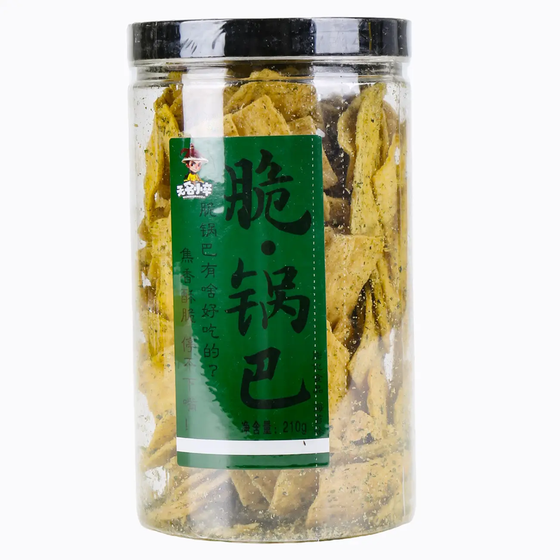 Wumingxiaozu Grain Crispy Rice Crackers Nori Seaweed Flavor 210G