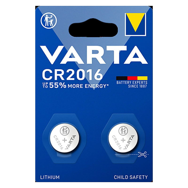 Varta Pile Au Lithium Cr2016 X 2