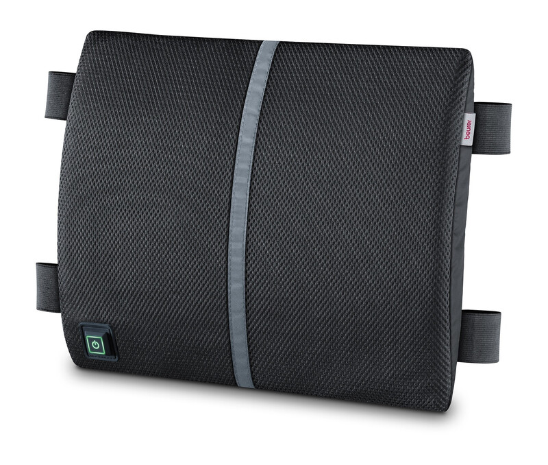 HK70 Lumbar Heat Pad and Backrest, Back Support with Heat Function, Temperature Monit