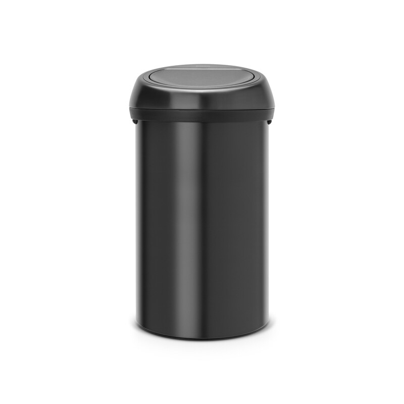 Touch Bin, 60 litre, Matt Black