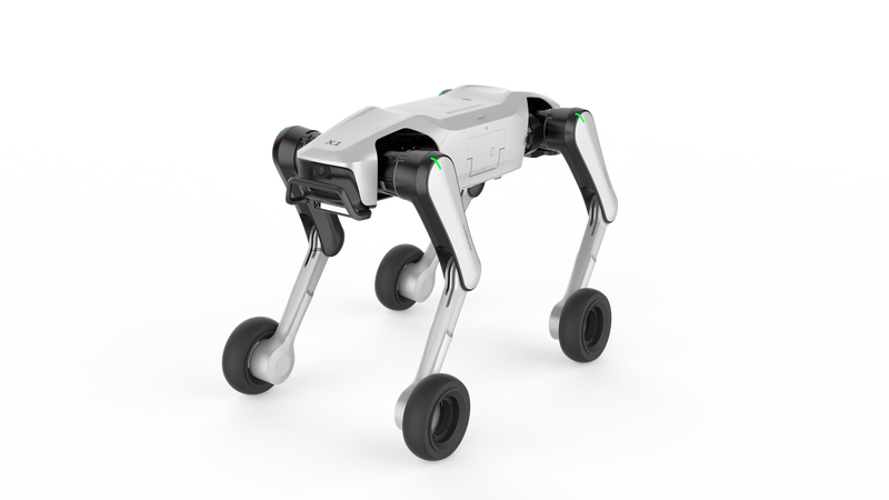 DOBOT Rover X1-W Pro KI-Hundebot, Rad- und Bein-Dualmodus, UWB-Folge, Vision-Folge, Sprachinteraktion, Vierbeiniger intelligenter Begleitroboter