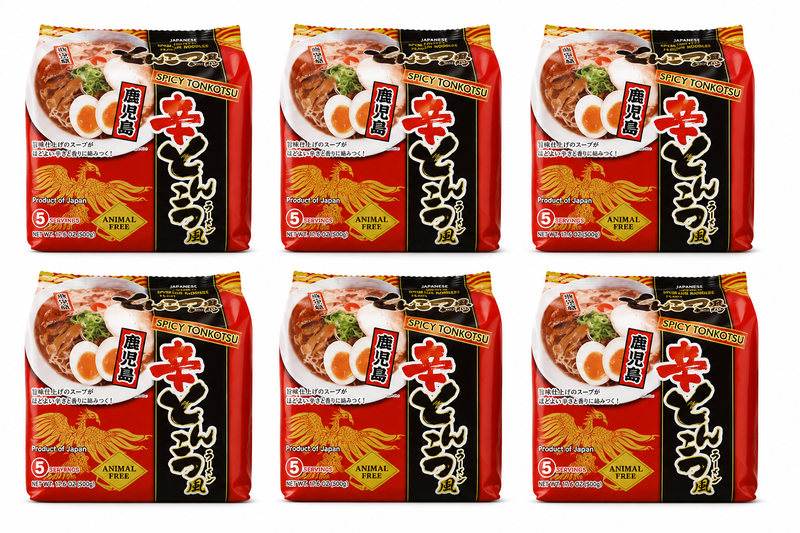 Higashimaru Pittige Tonkotsu Kagoshima Ramen 78,5 g × 5 × 6